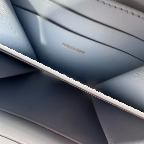 Burberry Blue Mini Zip Wallet - Picture 5 of 11